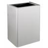 Poubelle murale 14 litres, inox brossé 304