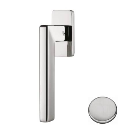 Béquille de fenêtre ESPRIT sur rosace rectangulaire, chromé mat